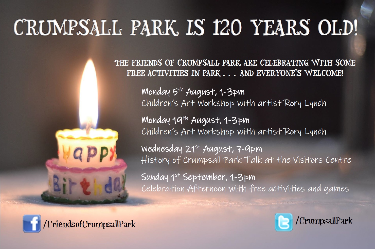 Crumpsall Park Birthday Poster